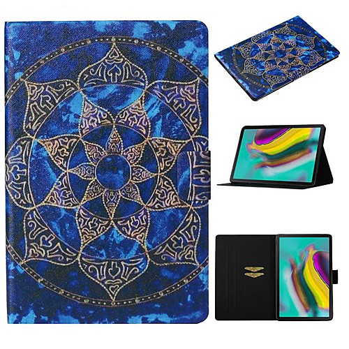 

Case For Samsung Galaxy Tab A 10.1(2019)T510/Tab A 8.0(2019)T290/295 /Tab S6 T860/865 Card Holder / with Stand/Pattern Full Body Cases Flower PU Leather For Tab S6lite P610/P615/Tab S5E T720