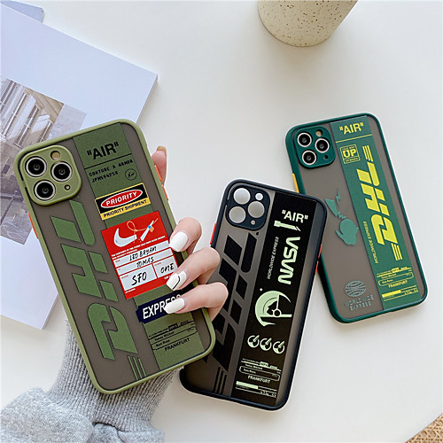 

Case For Apple iPhone 11 / iPhone 11 Pro / iPhone 11 Pro Max Shockproof / Dustproof / Frosted Back Cover Tile / Word / Phrase / Transparent TPU / PC for iPhone 6/7/8/678plus/XS/XR/XS MAX/SE