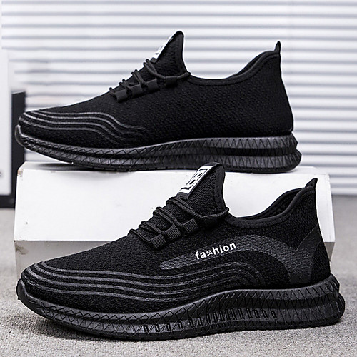 

Men's Summer Outdoor Trainers / Athletic Shoes Running Shoes Mesh Breathable Black / Red / Black
