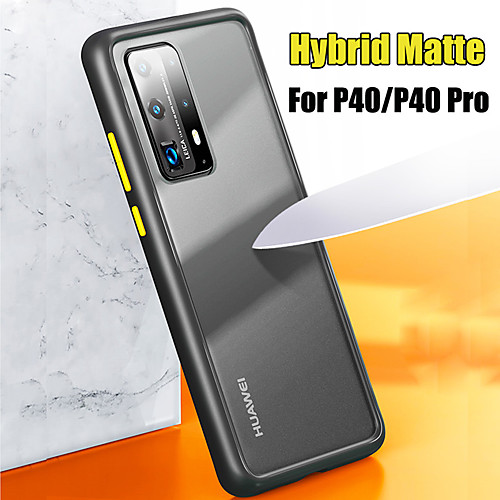 

Hybrid Matte Translucent Hard PC Back Cover Phone Case For Huawei P40 Pro P40 Lite P Smart Z P30 Lite Y9 2019 P20 Lite 2019 P30 Pro P20 Pro Honor 20 9X Mate 30 Pro Mate 20 Soft TPU Edge Protection