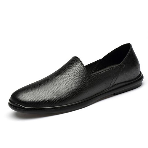 

Men's Summer Outdoor Loafers & Slip-Ons PU Non-slipping Black / Brown