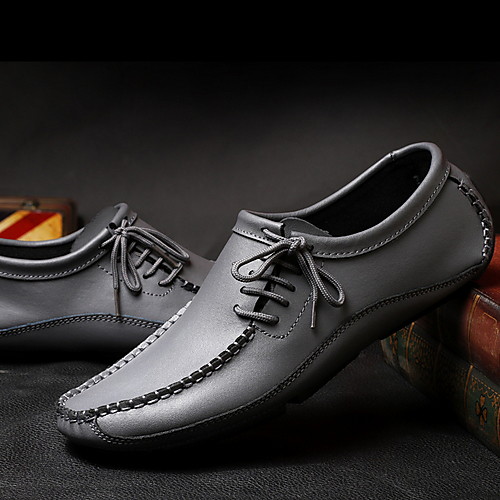 

Men's Spring & Summer Classic Daily Oxfords PU Black / Brown / Beige