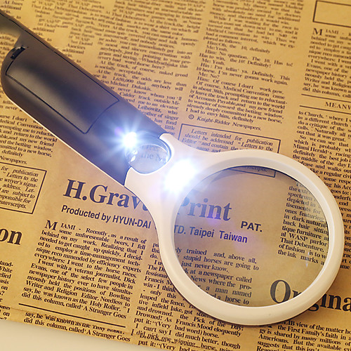

Magnifier Magnifier Glasses Magnifying Glass Set School Lights LED Handheld High Magnification with Lighting Function 30 Magnifiers / Magnifier Glasses ABSPC Outdoor Indoor Exploration Seniors