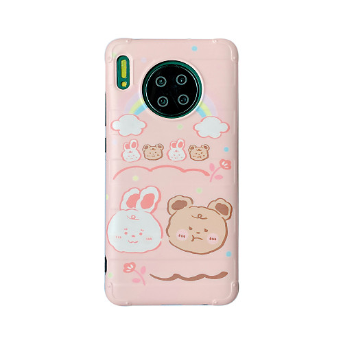 

Case For Huawei Huawei Nova 4 / Huawei P20 / Huawei P20 Pro Shockproof Back Cover Cartoon TPU