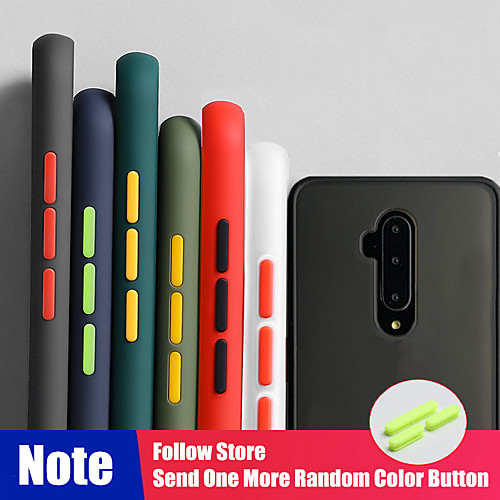 

Mint Hybrid Simple Matte Bumper Phone Case For OnePlus 7T Pro / OnePlus 7Pro /OnePlus 7T / OnePlus 7 / OnePlus 6T Shockproof Soft TPU Silicone Clear Cover