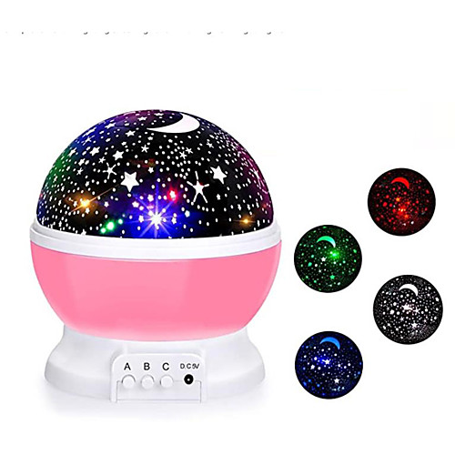 

Baby & Kids' Night Lights Moon Star Starry Night Light LED Lighting Glow 6 V USB Batteries Powered Kid's Adults for Birthday Gifts and Party Favors 1 pcs