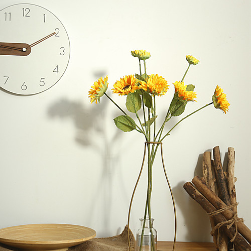 

57.5cm Long Autumn Silk Artificial Flower For Craft Home Flower Bouquet Autumn Decoration