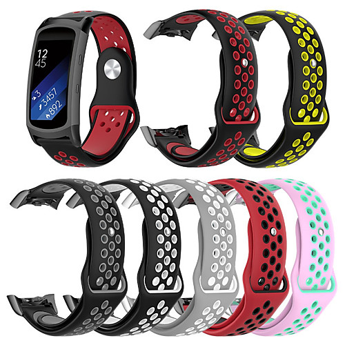 

Double Color Silicone Strap for Samsung Gear Fit 2 Pro / Fit 2 Sport Band Replacement Bracelet Watch Band for Samsung Gear Fit 2 Pro / Fit 2