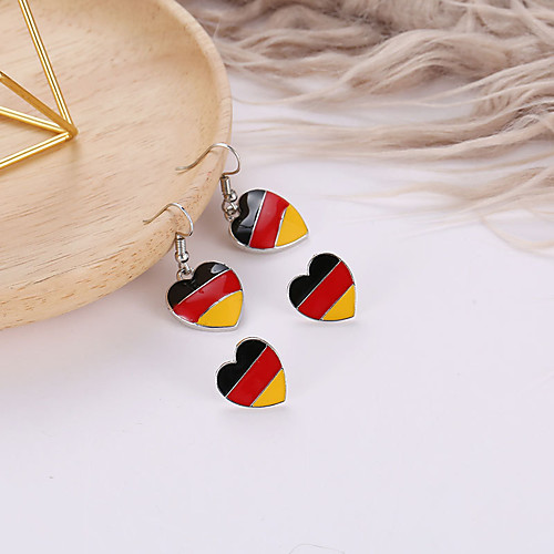 

Women's Earrings Holiday Wedding Birthday Romantic Earrings Jewelry Red / Black For Date Street Festival 1 Pair