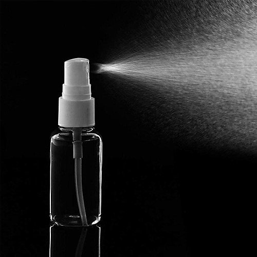 

3 Pcs 50ml Spray Bottle Alcohol Disinfection Hand Sterilization Cosmetic Dispenser Travel Kit Plastic Transparent Beauty Containers Set