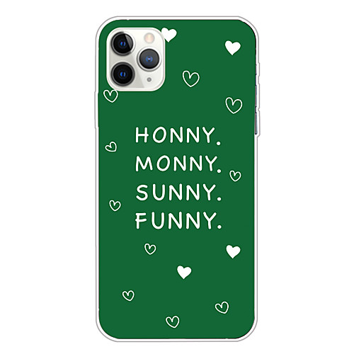 

Case For Apple iPhone 11/11 Pro/11 Pro Max/XS/XR/XS Max/8 Plus/7 Plus/6S Plus/8/7/6/6s/SE/5/5S Transparent Pattern Back Cover Love Heart Soft TPU