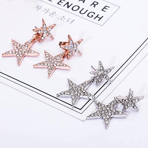 

Women's Earrings Holiday Wedding Birthday Romantic Earrings Jewelry Gold / Silver For Date Street Festival 1 Pair