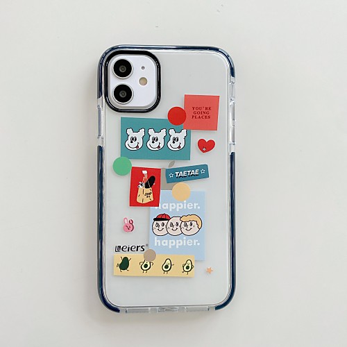 

Case For Apple iPhone 11 / iPhone 11 Pro / iPhone 11 Pro Max Shockproof Back Cover Cartoon TPU