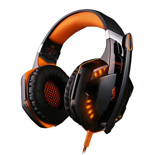 

G2000 Gaming Headsets Big Headphones with Light Mic Stereo Earphones Deep Bass for PC Computer Gamer Laptop PS4 New X-BOX