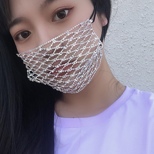 

Alloy Face Chain Mesh Backing For Street Beach Jewelry Accent / Decorative Silver 1 pc / Women's