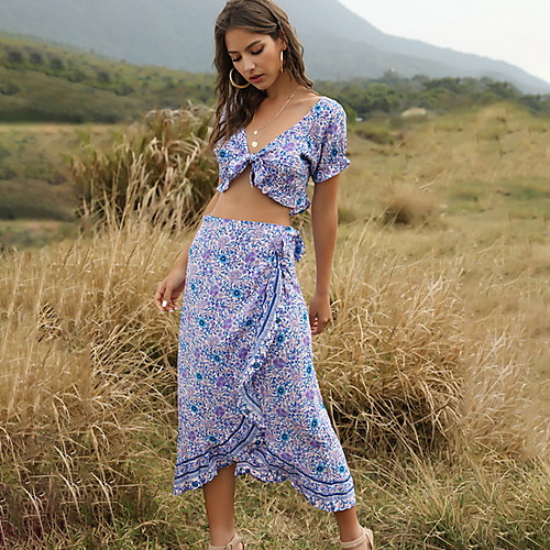 

Women's Tank Top - Geometric Skirt