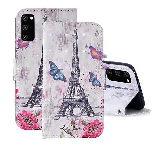 

Case For Samsung Galaxy A91 / M80S / Galaxy A81 / M60S / S20 Plus Wallet / Card Holder / with Stand Full Body Cases Eiffel Tower PU Leather For Samsung Galaxy S20 Ultra/A01/A11/A21/A41/A70E