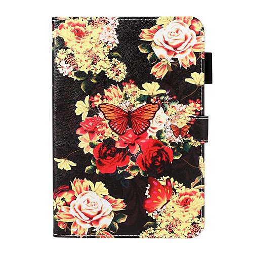 

Case For Apple iPad 10.2 / iPad Mini 3/2/1 /Mini 4/5 Wallet / Card Holder / with Stand Full Body Cases Flower PU Leather For iPad Pro 9.7/New Air 10.5 2019/Air 2/2017/2018