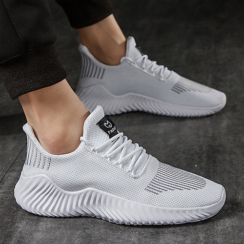 

Men's Spring & Summer Casual Daily Trainers / Athletic Shoes Tissage Volant White / Black / Gray