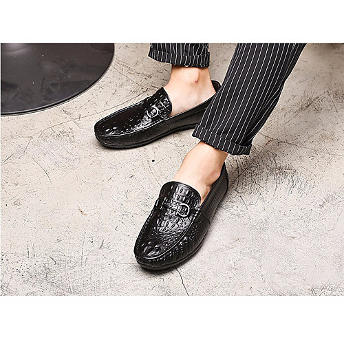 

Men's Summer Outdoor Loafers & Slip-Ons PU Non-slipping Burgundy / Black