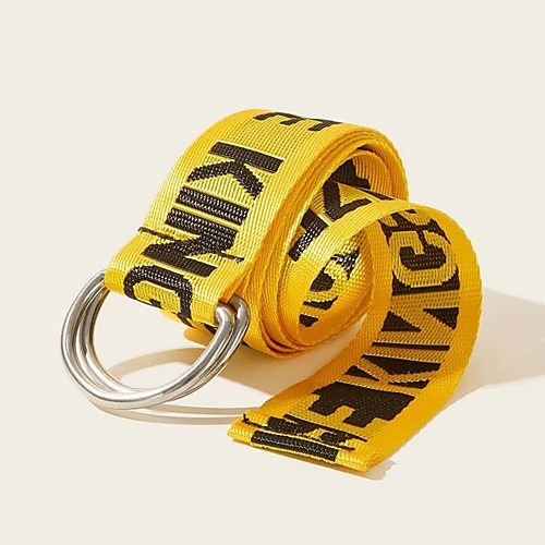 

Women's / Men's Waist Belt Fabric Alloy Belt Solid Colored