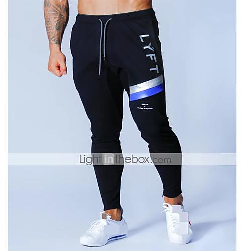 

Men's High Waist Sweatpants Joggers Track Pants Sports & Outdoor Athleisure Wear Bottoms Drawstring Cotton Winter Running Walking Jogging Training Moisture Wicking Breathable Soft Sport Black Blue