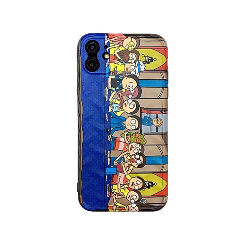

Case For Apple iPhone 11 / iPhone 11 Pro / iPhone 11 Pro Max Shockproof Rick and Morty Back Cover Cartoon TPU