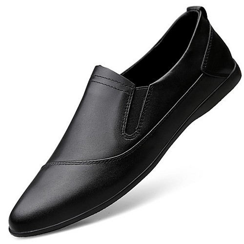 

Men's Spring & Summer Classic Daily Loafers & Slip-Ons PU Black / Brown