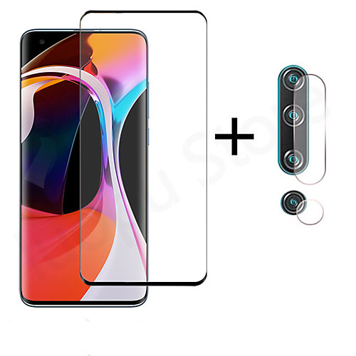 

1PCS/2PCS/3PCS 2-in-1 3D Tempered Glass for Xiaomi xiomi mi 10 mi10 pro mi note 10 pro camera lens protector glass for xiaomi note 10 mi 10 mi10 pro
