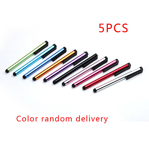 

5pcs Capacitive Screen Touch Pen Universal Tablet Mobile Phone Stylus for Drawing Writing Click Pen