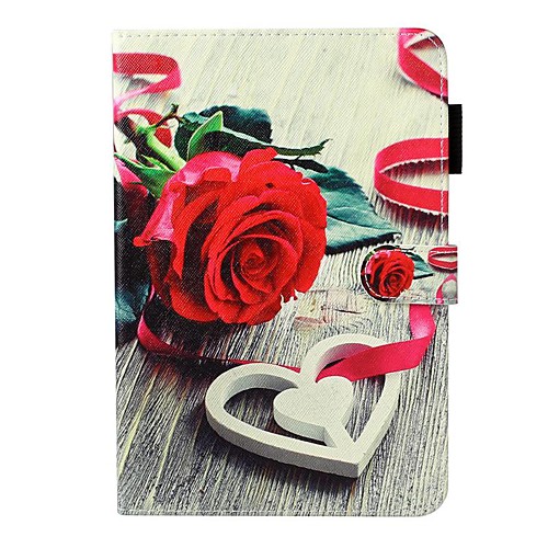 

Case For Apple iPad 10.2 / iPad Mini 3/2/1 /Mini 4/5 Wallet / Card Holder / with Stand Full Body Cases Flower PU Leather For iPad Pro 9.7/New Air 10.5 2019/Air 2/2017/2018