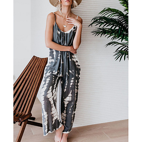

Women's Gray Jumpsuit Solid Colored
