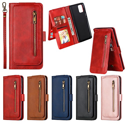 

Case For Samsung Galaxy S20 Ultra / A91 / M80S / A81 / M60S Wallet / Card Holder / Shockproof Full Body Cases PU Leather Case For Samsung Galaxy S20 Plus /A71/ A51 /M40S/ Note 10 Pro /A70s / A10s/A30