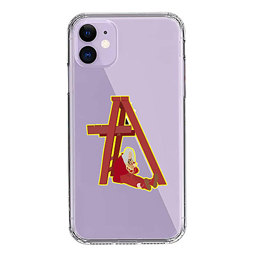 

Case For Apple iPhone 11/11 Pro/11 Pro Max/XS/XR/XS Max/8 Plus/7 Plus/8/7/6/6s Transparent Billie Eilish Red A Pattern Fall Proof Back Cover Soft PCTPU