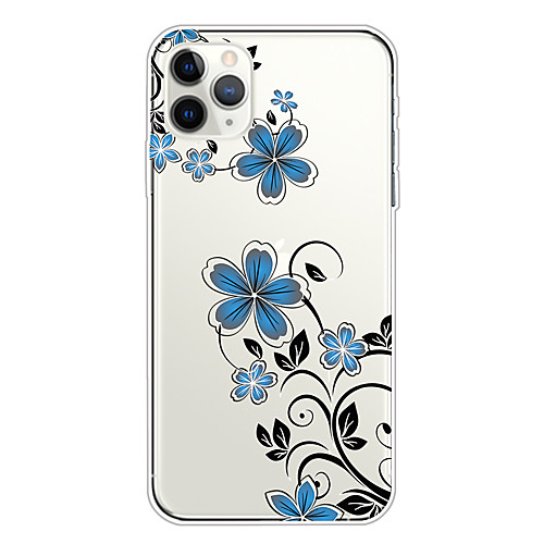 

Case For Apple iPhone 11/11 Pro/11 Pro Max/XS/XR/XS Max/8 Plus/7 Plus/6S Plus/8/7/6/6s/SE/5/5S Transparent Pattern Back Cover Small Orchid Soft TPU