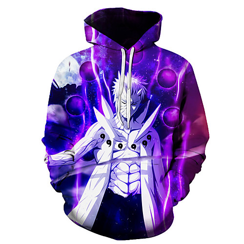 

Inspired by Naruto Naruto Uzumaki Cosplay Costume Hoodie Polyster Print Printing Hoodie For Men's / Women's