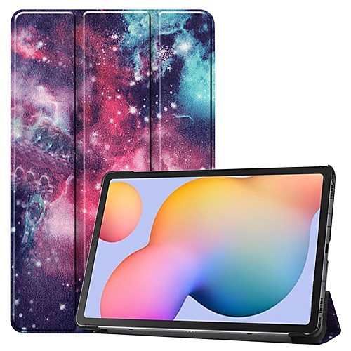 

Case For Samsung Galaxy Tab S6 Lite (SM-P610/615)/ Tab S6 T860/856 /Tab S5e T720 10.5 Card Holder/Flip /Pattern Full Body Cases Milky Way Nebula PU Leather For Samsung Galaxy Tab A 10.1(2019)T510
