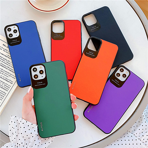 

Case For Apple iPhone 11 / iPhone 11 Pro / iPhone 11 Pro Max Pattern Back Cover Solid Colored TPU