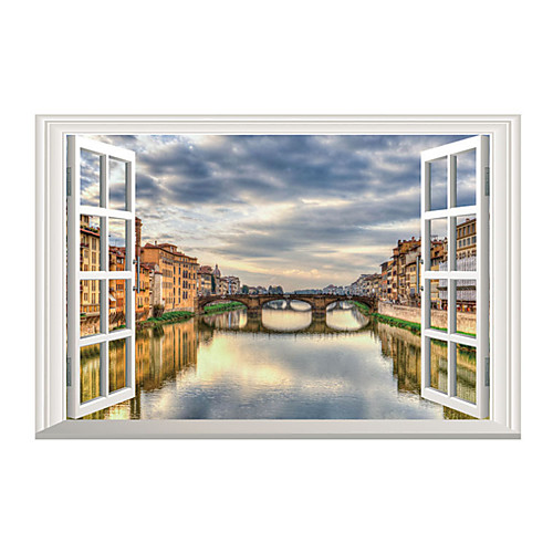 

Landscape Wall Stickers 3D Wall Stickers Decorative Wall Stickers, PVC Home Decoration Wall Decal Wall Decoration 1pc