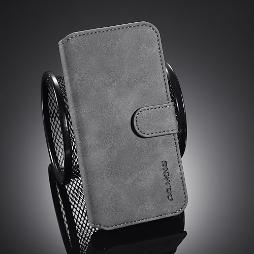 

DG.MING Retro Magnetic Leather Flip Phone Case For iPhone 12 / 11 Pro / 11 Pro Max / SE2020/ Xs Max / Xs / Xr / X Wallet Card Holder Case For iPhone 8 Plus / 7 Plus / 6 Plus / 8 / 7 / 6 Cover