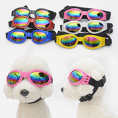 

Dog Cat Glasses Casual Lolita Plastic White Black