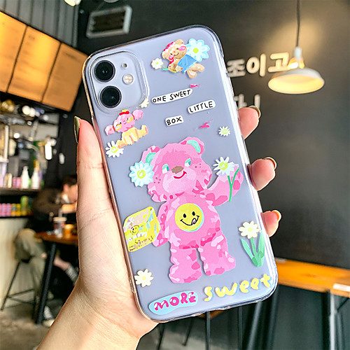 

Case For Apple iPhone 11 / iPhone 11 Pro / iPhone 11 Pro Max Shockproof Back Cover Cartoon TPU