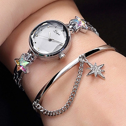 

Women's Quartz Watches Fashion Silver Rose Gold Alloy Chinese Quartz White / Black White Black Adorable 1 pc Analog One Year Battery Life