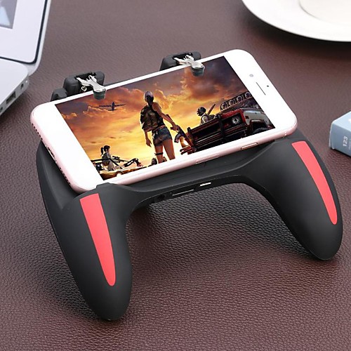 

H10 Gaming Accessories Handheld Grip Game Controller Joystick Gamepad for Pubg Trigger Dual Cooling Fan Game Cooler for Phones