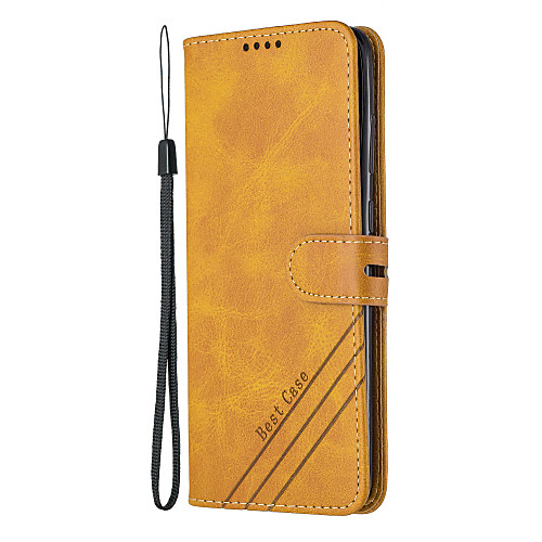 

Case for Samsung Scene Picture Samsung Galaxy S20 S20 Plus S20 Ultra A51 A71 Solid color Niuwen series PU leather material card holder lanyard all-inclusive anti-fall mobile phone case HX