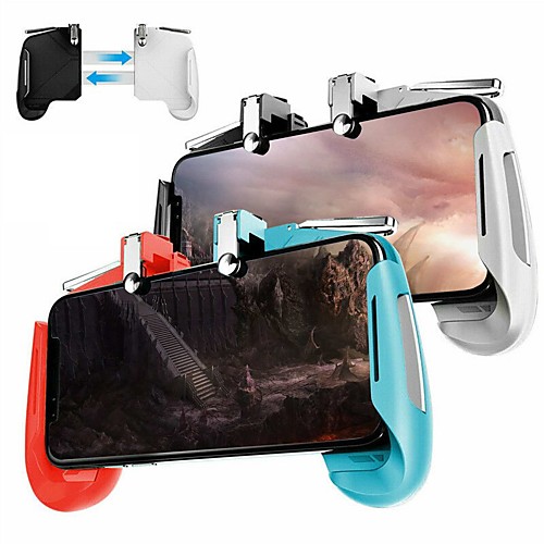 

AK16 Gaming Joystick Gamepad Mobile Trigger Fire Button L1R1 Shooter Stretchable PUBG Controller For IOS Android Phone