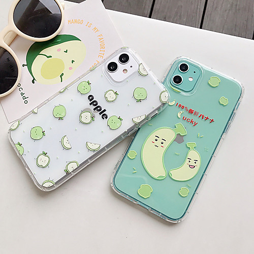 

Transparent TPU Fruit Pattern for Apple iPhone Case 11 Pro Max X XR XS Max 8 Plus 7 Plus 6 Plus SE(2020) Back Cover