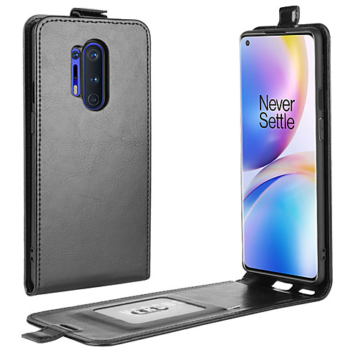 

For OnePlus 8/OnePlus 8 Pro Crazy Horse Vertical Flip Leather Protective Case