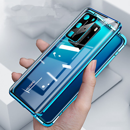 

Magnetic Double Sided Case For Huawei Huawei P30 / Huawei P30 Pro / Huawei Mate 20 pro Shockproof / Dustproof Full Body Cases Transparent Tempered Glass / Metal