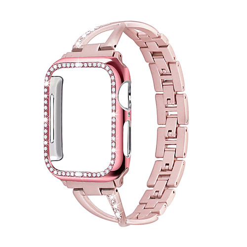 

For Apple Watch Band ladies strapCase 38mm / 42mm / 40mm / 44mm diamond iwatch series stainless steel strap 5 4 3 2 1 bracelet